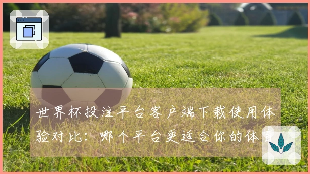 世界杯投注平台客户端下载使用体验对比：哪个平台更适合你的体育直播需求？